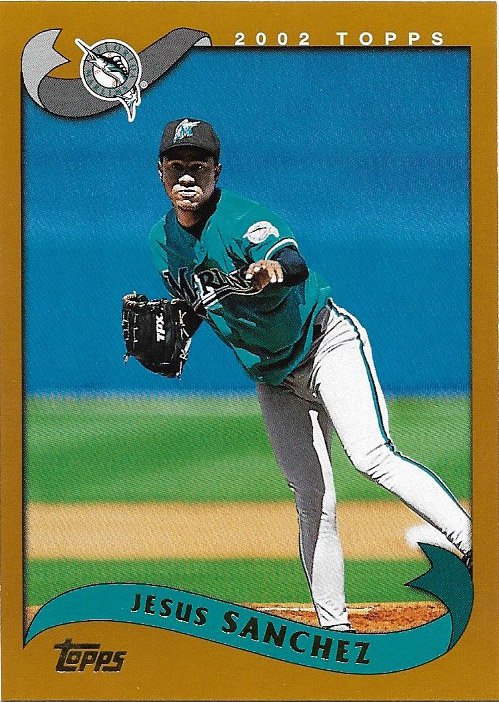 Jesus Sanchez 2002 Topps #203 Florida Marlins Baseball Card