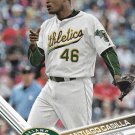 Santiago Casilla 2017 Topps #421 Oakland Athletics Baseball Card