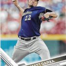 Matt Garza 2017 Topps #507 Milwaukee Brewers Baseball Card