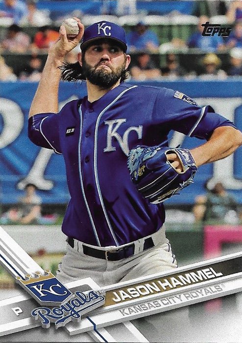 Jason Hammel 2017 Topps Update #US172 Kansas City Royals Baseball Card