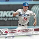 Enrique Hernandez 2017 Topps #685 Los Angeles Dodgers Baseball Card