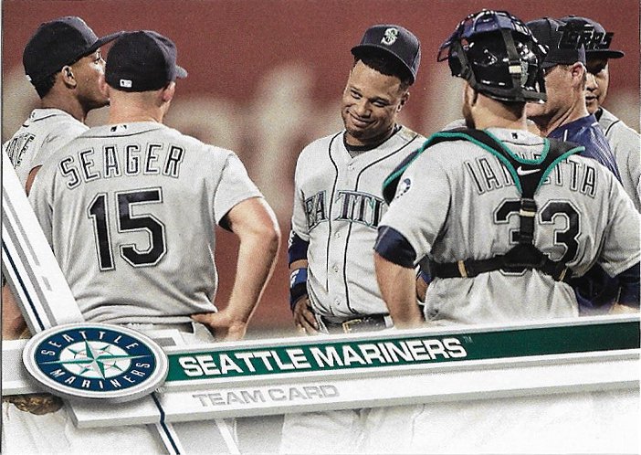 Seattle Mariners 2017 Topps #648 Baseball Team Card