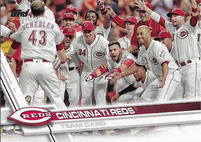 Cincinnati Reds 2017 Topps #648 Baseball Team Card