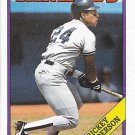 Rickey Henderson 1988 Topps #60 New York Yankees Baseball Card