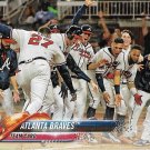 Atlanta Braves 2018 Topps #135 Baseball Team Card