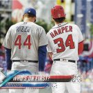Anthony Rizzo, Bryce Harper 2018 Topps #126 Baseball Card