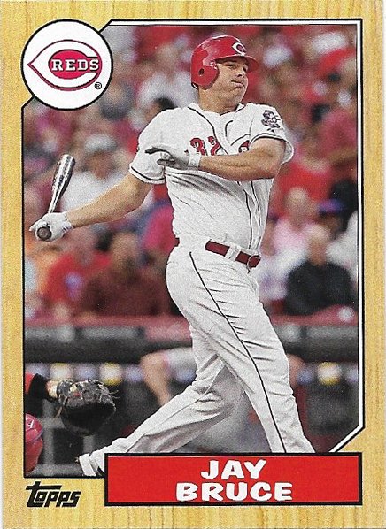 Jay Bruce 2012 Topps 1987 Mini #TM-39 Cincinnati Reds Baseball Card