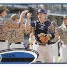 Nick Hundley 2012 Topps #312 San Diego Padres Baseball Card