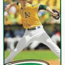 Brandon McCarthy 2012 Topps #73 Oakland Athletics Baseball Card