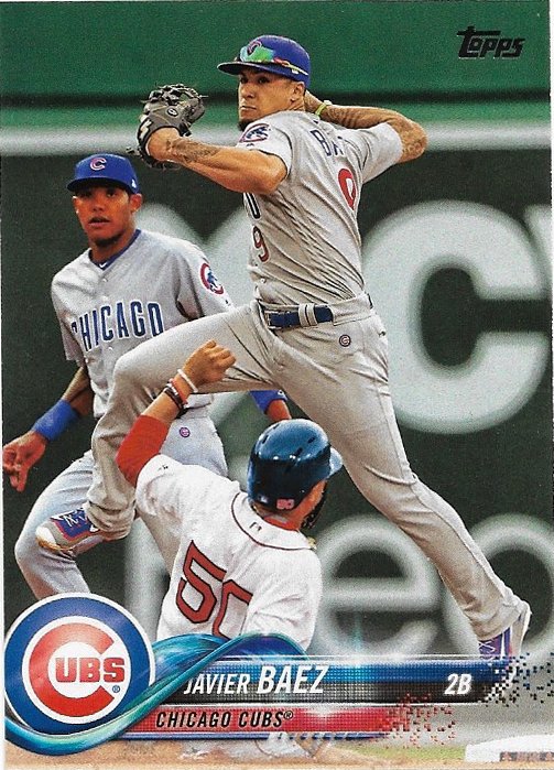 Javier Baez 2018 Topps #265 Chicago Cubs Baseball Card