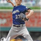 Zach Davies 2018 Topps #255 Milwaukee Brewers Baseball Card