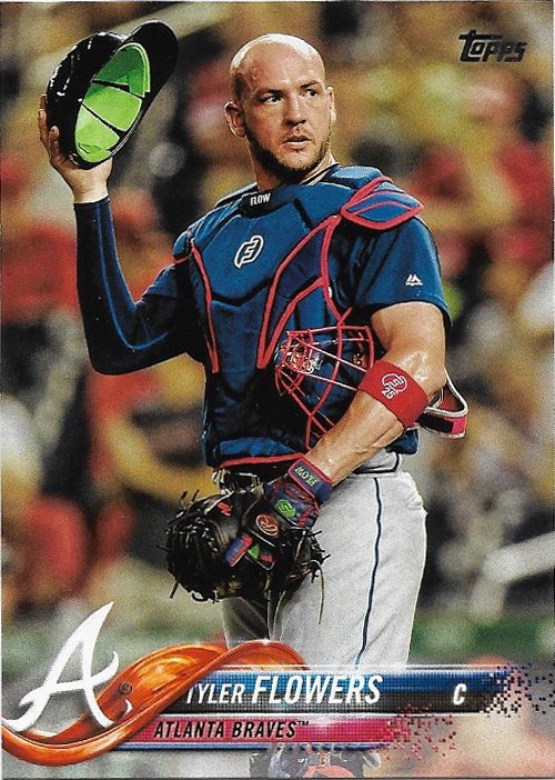 Tyler Flowers 2018 Topps 328 Atlanta Braves Baseball Card