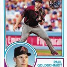 Paul Goldschmidt 2018 Topps 1983 Design #83-83 Arizona Diamondbacks Baseball Card