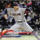 Corey Kluber 2018 Topps #37 Cleveland Indians Baseball Card