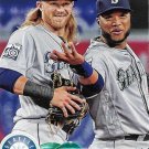 Taylor Motter, Robinson Cano 2018 Topps #205 Seattle Mariners Baseball Card