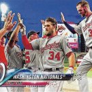 Washington Nationals 2018 Topps #349 Baseball Team Card