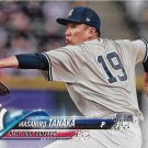 Masahiro Tanaka 2018 Topps #160 New York Yankees Baseball Card