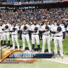 Detroit Tigers 2018 Topps #8 Baseball Team Card