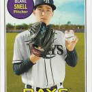 Blake Snell 2018 Topps Heritage #54 Tampa Bay Rays Baseball Card Blake Snell 2018 Topps Heritage #54 Tampa Bay Rays Baseball Card