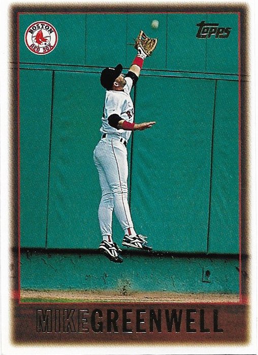 Mike Greenwell 1997 Topps #123 Boston Red Sox Baseball Card