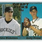 John Nicholson, Andy Prater 1997 Topps Rookie #482 Baseball Card