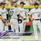Colorado Rockies 2018 Topps #314 Baseball Team Card