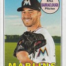 Kyle Barraclough 2018 Topps Heritage #261 Miami Marlins Baseball Card Kyle Barraclough 2018 Topps Heritage #261 Miami Marlins Baseball Card