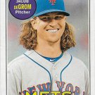 Jacob deGrom 2018 Topps Heritage #72 New York Mets Baseball Card Jacob deGrom 2018 Topps Heritage #72 New York Mets Baseball Card