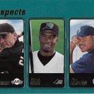 Mike Glendenning, Kenny Kelly, Juan Silvestri 2001 Topps Rookie #368 Baseball Card
