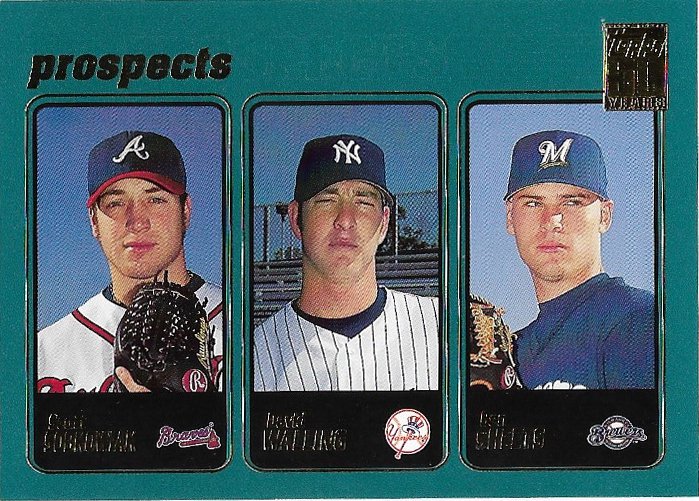 Scott Sobkowiak, David Walling, Ben Sheets 2001 Topps Rookie #364 Baseball Card
