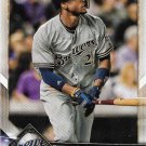 Keon Broxton 2018 Bowman #7 Milwaukee Brewers Baseball Card