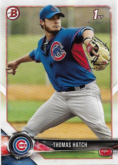 Thomas Hatch 2018 Bowman Prospects #BP12 Chicago Cubs Baseball Card