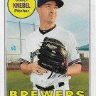 Corey Knebel 2018 Topps Heritage #313 Milwaukee Brewers Baseball Card Corey Knebel 2018 Topps Heritage #313 Milwaukee Brewers Baseball Card