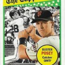 Buster Posey 2018 Topps Heritage #235 San Francisco Giants Baseball Card