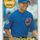 Jose Quintana 2018 Topps Heritage #126 Chicago Cubs Baseball Card