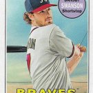 Dansby Swanson 2018 Topps Heritage #53 Atlanta Braves Baseball Card
