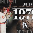 Lou Brock 2015 Topps Highlight of the Year #H-78 St. Louis Cardinals Baseball Card