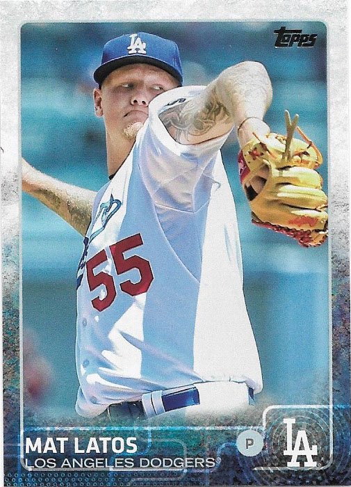 Mat Latos 2015 Topps Update #US322 Los Angeles Dodgers Baseball Card
