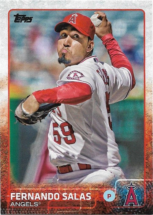 Fernando Salas 2015 Topps Update #US340 Los Angeles Angels Baseball Card