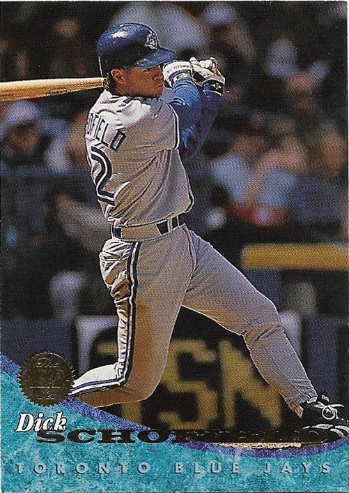 Dick Schofield 1994 Leaf #211 Toronto Blue Jays Baseball Card