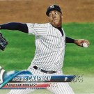Aroldis Chapman 2018 Topps #475 New York Yankees Baseball Card