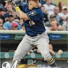 Hernan Perez 2018 Topps #455 Milwaukee Brewers Baseball Card