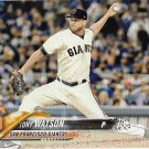 Tony Watson 2018 Topps #692 San Francisco Giants Baseball Card