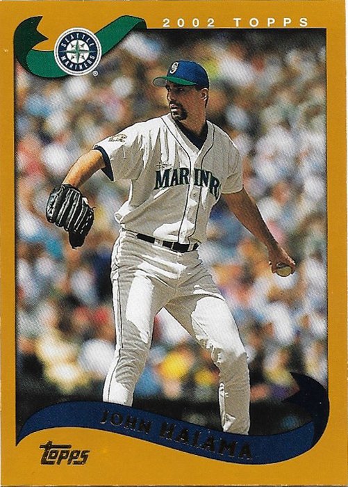 John Halama 2002 Topps #507 Seattle Mariners Baseball Card