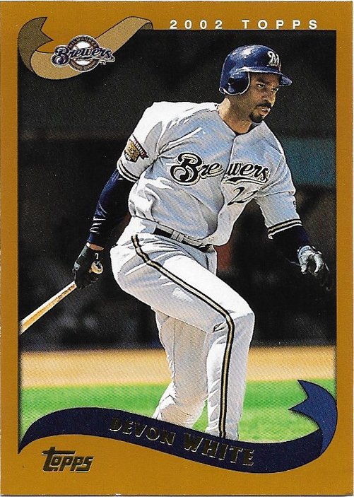 Devon White 2002 Topps #174 Milwaukee Brewers Baseball Card