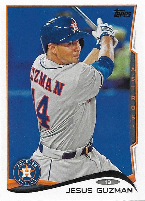 Jesus Guzman 2014 Topps Update #US44 Houston Astros Baseball Card