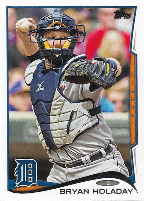 Bryan Holaday 2014 Topps Update #US117 Detroit Tigers Baseball Card