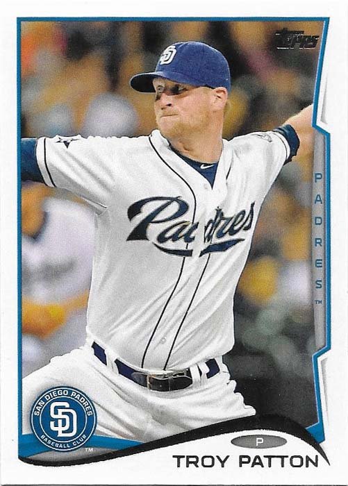 Troy Patton 2014 Topps Update #US93 San Diego Padres Baseball Card