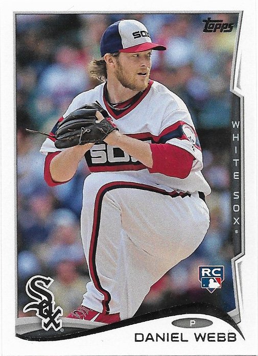 Daniel Webb 2014 Topps Update Rookie #US330 Chicago White Sox Baseball Card