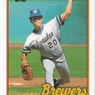 Juan Nieves 1989 Topps #287 Milwaukee Brewers Baseball Card